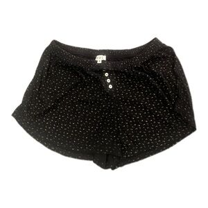 POL Women's Black High Waist lounge Shorts NWOT